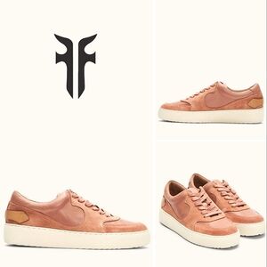 FRYE Webster Western Rose Low Lace Leather/Suede Sneakers LIMITED EDITION/2022'